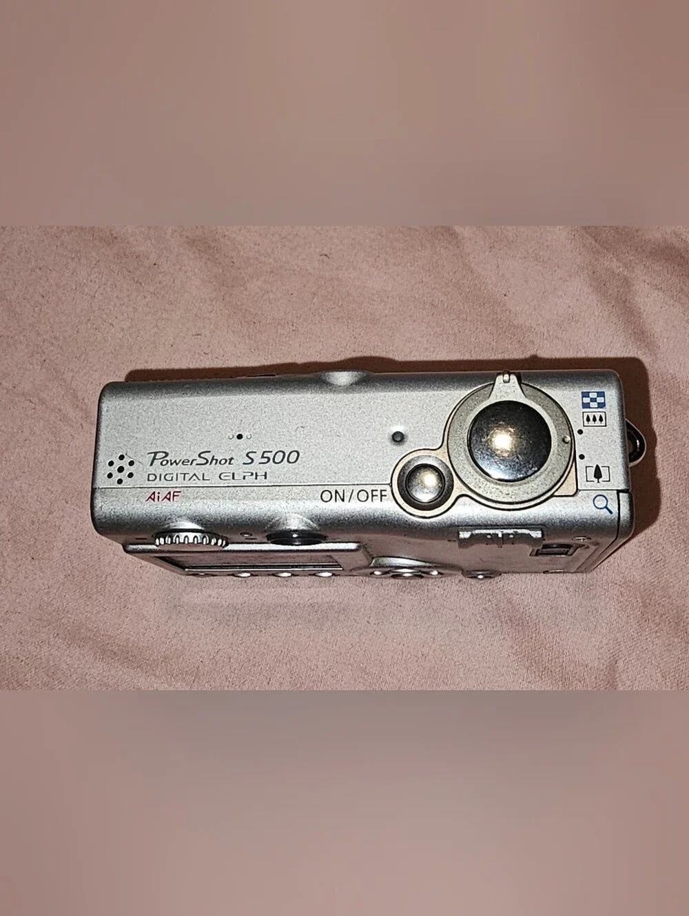 Canon Silver Compact Digital Camera - IXY 330 & PowerShot S500 Bundle Untested